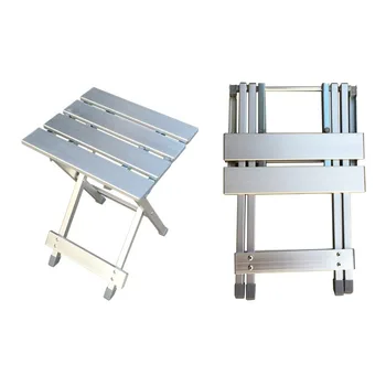 Складной Стол для пикника и набор стульев Алюминиевый Портативный Складной Походный Стол С Ручкой для Переноски Уличной мебели для помещений