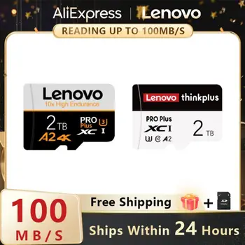 Lenovo Micro Card 2 ТБ Памяти SD-Карта 1 ТБ 512 ГБ Высокоскоростная Minisd 128 ГБ Class10 Micro TF SD-Карта Для Смартфона / ПК /камеры