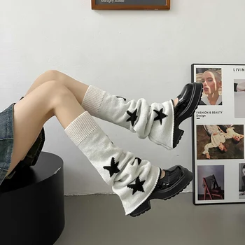 Модные женские носки JK Y2k, простые вязаные носки до икр, Японская Корея, Азиатский стиль, Y2k, чехлы для ног, защитный чулок