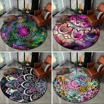 Современные большие коврики Dream Datura flower с 3D-печатью, ковры для декора домашней гостиной, мягкие фланелевые коврики для детской спальни, коврики для игровой зоны