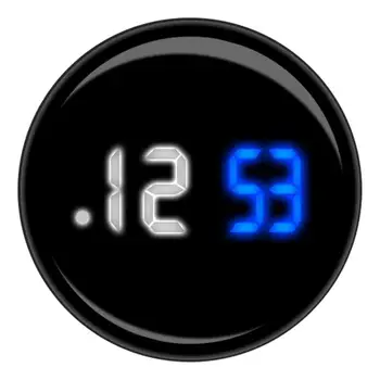 Крошечные цифровые часы Креативные водонепроницаемые часы на приборной панели, настенные перезаряжаемые цифровые часы с временем и температурой, автомобильные аксессуары
