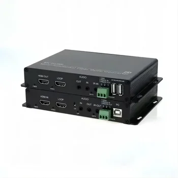 1-канальный 20-километровый видео-4k hdmi при частоте 30 Гц волоконно-оптический передатчик и приемник с CE/ FCC/RoHS