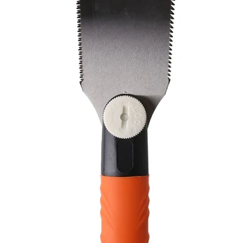 Прочная оранжевая ручка для двусторонней пилы, нескользящая удобная ручка для захвата