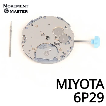 Японский механизм MIYOTA 6P29 3/6/9 Маленький секундный кварцевый механизм Детали часового механизма