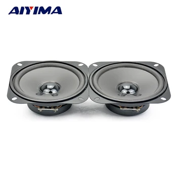 AIYIMA Audio 2шт 4-дюймовые звуковые колонки 8 Ом 10 Вт, портативные автомобильные колонки 
