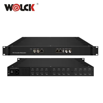 Wolck 4K Цифровое телевидение HD Видео RF CATV DVBC DVBT ISDBT DVB S2 Кодировщик Модулятор