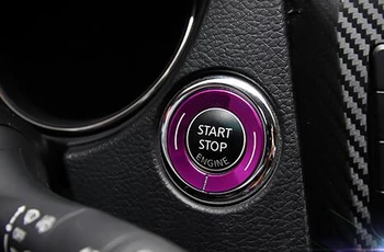 Аксессуары для Автомобилей Ключ Зажигания Брелок Для Ключей Украшение Переключателя Стайлинга Автомобилей Стартовый Брелок для Nissan X-Trail 2014