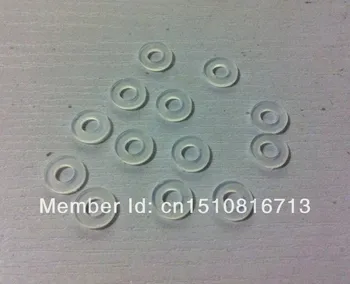 1000шт метрических нейлоновых плоских толстых шайб Strandard M2 (ID) x 5 (OD) x 1 мм толщиной