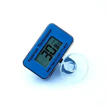 Аквариумный термометр ЖК-цифровой водонепроницаемый термометр с присоской для измерения температуры воды в аквариуме для рыб