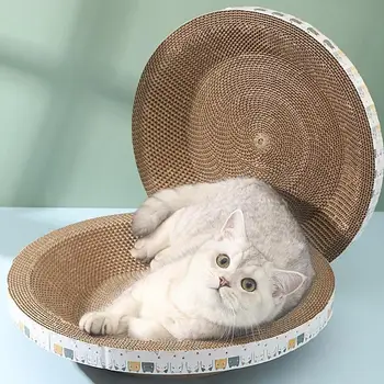 Когтеточка Для Кошек Высокоплотная Кошачья Когтеточка в форме Чаши Для Когтеточек и Мебели Cat Furniture Scratching