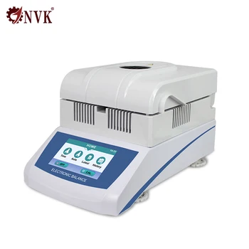 Автоматический Цифровой анализатор влажности твердых веществ NVK, измеритель влажности галогенных опилок, 50 г/0,001 г зернистой древесины, Галогенный анализатор влажности Lant
