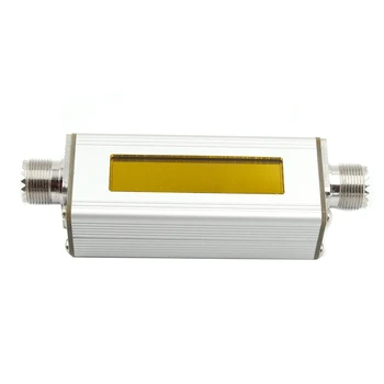 Высокочастотный коротковолновый Измеритель стоячей волны SWR Power Meter + OLED + аккумулятор Mini SWR 0-100 Вт 1,6 М-30 м Металл