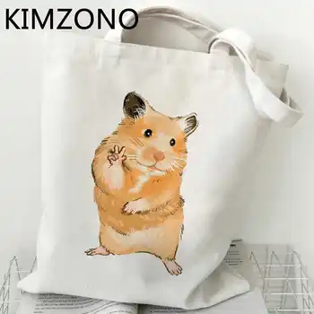 Хозяйственная сумка Hamster eco bolsas de tela shopper многоразовая холщовая сумка sacola tote ткань ecobag на заказ