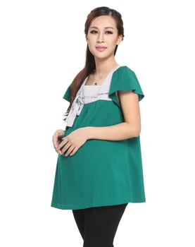 Материнство Загрузка беременного ребенка 2022 Забавная Женская футболка Рубашка для девочек Новая мама Большого размера желтая одежда