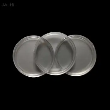 Лидер продаж! 10 шт. прозрачный держатель для монет диаметром 40 мм, футляры для капсул, круглое кольцо для хранения, пластиковые коробки, 10 x капсул для монет