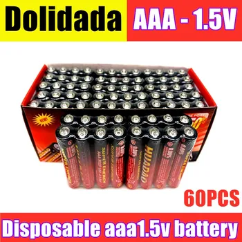 Одноразовый аккумулятор 1,5 В AAA Углеродные батареи Безопасные прочные взрывозащищенные 1,5-вольтовые AAA батареи UM4 Batery Без ртути