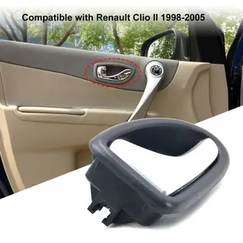 Износостойкий Автомобильный Аксессуар С Покрытием Левой Боковой Ручки Внутренней Двери Автомобиля 7700353282 для Renault Clio II 1998-2005