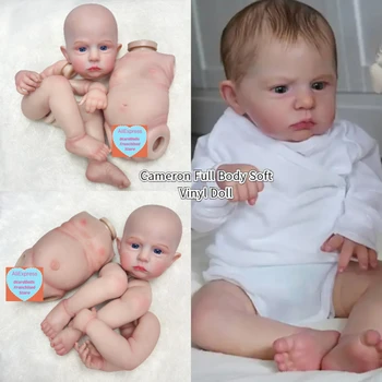 18-дюймовый Камерон ручной работы, 3D реалистичная кукла Bebe Reborn, игрушка для новорожденных, мальчик или девочка на выбор