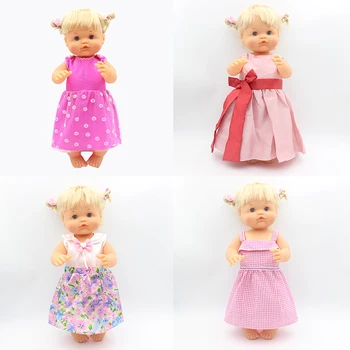 10 стильное платье, кукольная Одежда, Подходит для 35 см-42 см Кукла Ненуко, Аксессуары Для Кукол Nenuco su Hermanita