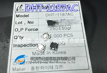 Импортированный из Южной Кореи сенсорный выключатель DHT-1187AC 4.5*4.5*1.5 Накладная пленка для ног с 4 ножками, водонепроницаемая и пылезащитная