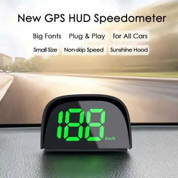2023 Новый GPS Y05 Головной Дисплей Для Всех Автомобилей Цифровой Спидометр HUD Подключи и Играй Большой Шрифт Аксессуары Для Автоэлектроники Скорость