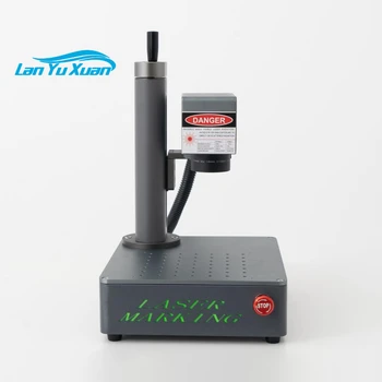 Заводская высококачественная портативная лазерная маркировочная машина по низкой цене МАКС 20 Вт Небольшой настольный лазерный гравировальный станок