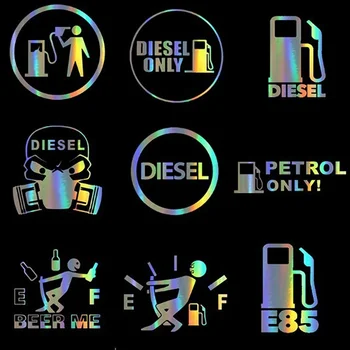 Виниловые наклейки и отличительные знаки ТОЛЬКО для ДИЗЕЛЬНОГО топлива Забавные 3D наклейки для креативного оформления автомобилей