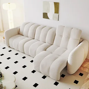 Модульные массажные диваны с откидывающейся спинкой, Электрические диваны с откидывающейся спинкой, L-образные диваны Poltrona Letto Sofaset Мебель для гостиной