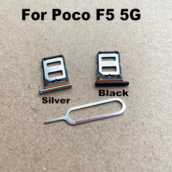 Оригинальный Новый Для Xiaomi Poco F5 5G Лоток Для Sim-Карты Слот Держатель Гнездо Адаптера Замена Запасных Частей