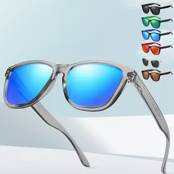 Модные Поляризованные Солнцезащитные Очки для Мужчин И Женщин Зеркальные Солнцезащитные Очки Для Вождения на Открытом Воздухе и Рыбалки с Защитой от UV400 Классических Оттенков