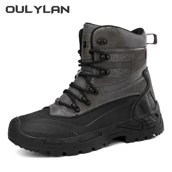 Армейские тактические ботинки 2024 года, мужские военные тренировочные ботинки для скалолазания, походные ботинки, мужская рабочая защитная обувь для пустыни