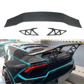 Задний спойлер из сухого углеродного волокна, крылья заднего багажника для Lamborghini Huracan LP610 LP580 2014-2018, Стиль DMC автомобиля
