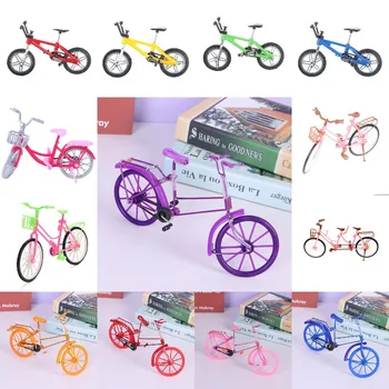 1 шт. Мини-велосипед, имитирующий велосипед, модель горного велосипеда, игрушки для украшения кукольного домика, мебельные игрушки, маленькая модель велосипеда