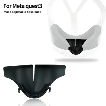 1 шт. для Meta Quest3 Затемняющая регулируемая накладка для носа, моющиеся, защищенные от пота, нескользящие аксессуары для виртуальной реальности для Quest 3