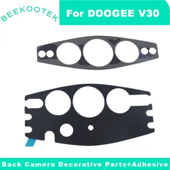 Новые оригинальные декоративные детали камеры заднего вида DOOGEE V30 с клеем для смартфона DOOGEE V30