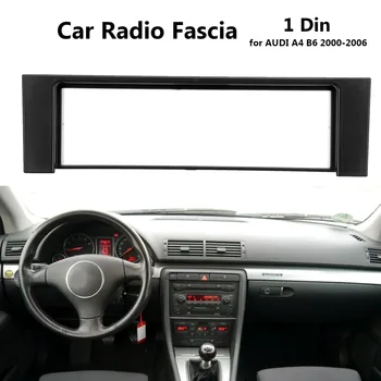 1 Din Автомобильный стерео радио адаптер для передней панели для AUDI A4 B6 2000 2001 2002 2003 2004 2005 2006