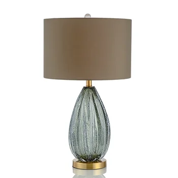 XK Современная Простая Роскошная Стеклянная Настольная Лампа Crystal Bedroom Creative Table Lamp