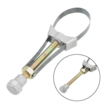 Стальной Гаечный Ключ Для Снятия Автомобильного Масляного Фильтра Ручной Инструмент С Регулируемым Диаметром от 60 мм до 120 мм