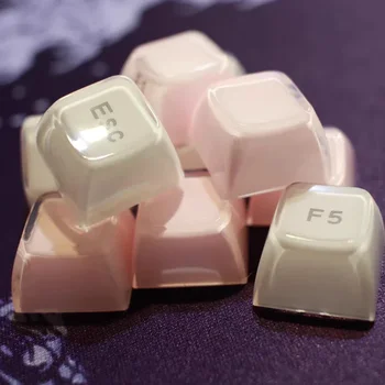 ECHOME Crystal Jelly Keycap 116 клавиш ABS OEM Профильный Колпачок Для Клавиатуры Двухцветный Колпачок для Ключей Литья под давлением для Механической Клавиатуры