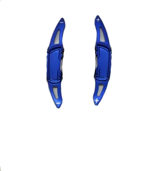 Синяя Наклейка-удлинитель лопастей переключения передач на рулевом колесе автомобиля Mazda 3 6 CX-5 CX5 M3 Axela