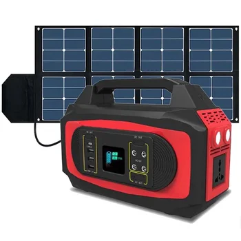 Аккумулятор мощностью 1000 Вт 1 кВт Солнечная Энергетическая Система Наружный Комплект Автономный Солнечный Генератор С панелью В Комплекте