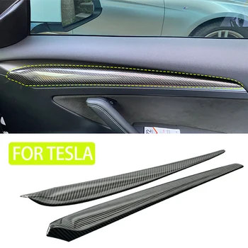 Накладка на внутреннюю панель двери автомобиля для Tesla Model 3 2021-2023 / Tesla Model Y 2019-2023