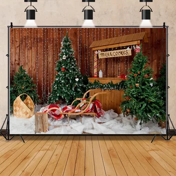 Рождественский светильник с подарочной свечой для фотосъемки сосны, Большие красные носки, Цветочный венок, студийный реквизит SDG-4