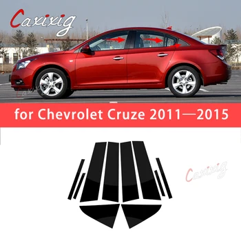 Центральная Колонна Окна Двери Автомобиля Из Углеродного Волокна B C Стойки Стойки Накладка Зеркала для Chevrolet Cruze 2011 2012 2013 2014 2015