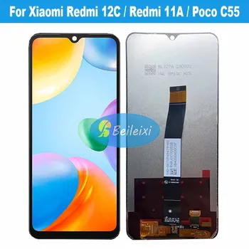 Для Xiaomi Poco C55 22127PC95I ЖК-дисплей С Сенсорным Экраном Дигитайзер В сборе Для Redmi 12C/11A 22120RN86C 22120RN86G 22120RN86I