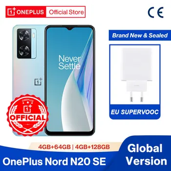 OnePlus nord N20 SE N20 Глобальная версия 4 ГБ 128 ГБ 33 Вт SUPERVOOC Аккумулятор 5000 мАч Мобильный телефон 50-мегапиксельная камера Мобильный телефон