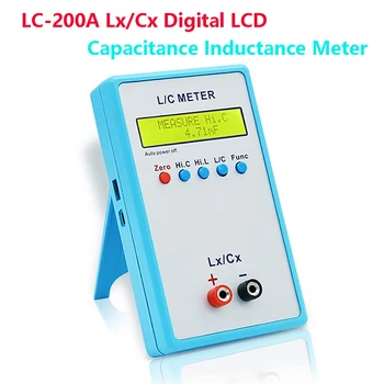 T50 LC-200A Ручной Цифровой ЖК-Измеритель Емкости и Индуктивности LC Измерительный Прибор 1pF-100mF 1uH-100H