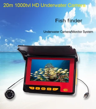 20-метровая 4,3-дюймовая TFT система камеры для подводной рыбалки HD 1000TV Lines Подводная камера