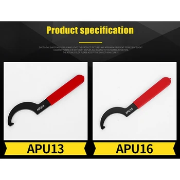 Механический гаечный ключ APU, 2 шт., универсальный черный гаечный ключ для электрофореза APU13-APU16, ручные инструменты