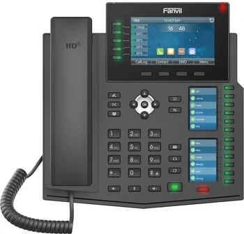 Черный Voip-телефон X6U Ethernet Порт Android 4.2 с двумя sim-картами Корпоративный IP-телефон Поддержка VoIP-телефона 3-Сторонняя конференция